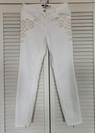Белые летние штаны, джинсы, xs/s