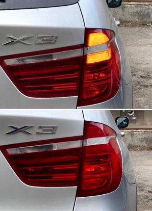 BMW Желтые повороты в фонари X5 E70, X3 F25, F30, X1 США
