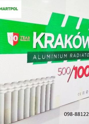 Батарея Радиатор алюминиевый для отопления 500/96 (KRAKOW) Польша