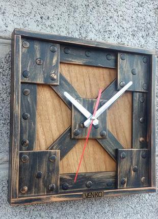Настінні годинники в сучасному дизайні, дерев'яні настінні год...