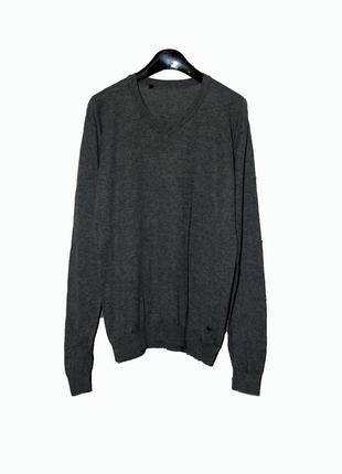 Стильный женский  пуловер серого цвета