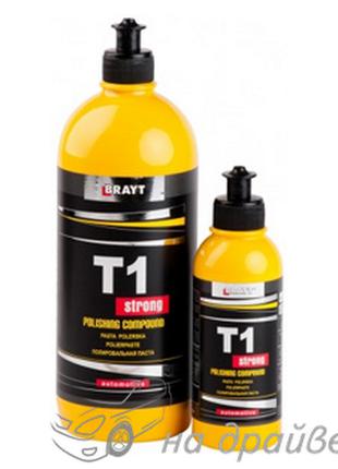 Полировальная паста T1 Strong 100гр Brayt