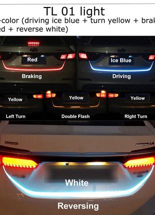 Динамическая LED подсветка багажника с поворотниками