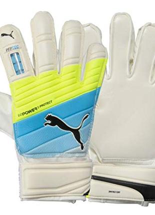 Надежные вратарские перчатки подростковые puma evopower protec...