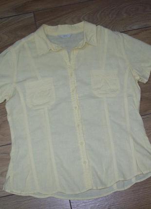 Блуза сорочка льон