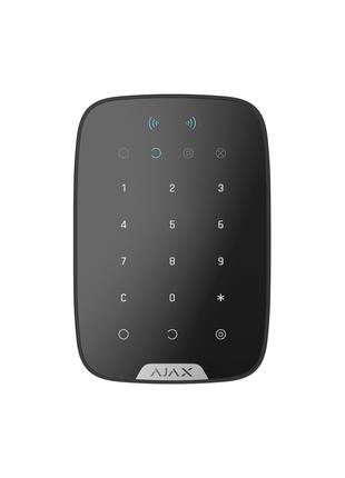 Беспроводная сенсорная клавиатура Ajax KeyPad Plus черная