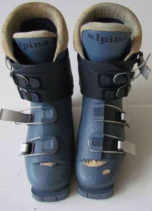 Лыжные ботинки Alpina, размер 38р (5), синие, в хорошем состоянии