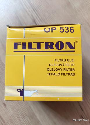 Масляний фільтр FILTRON OP 536