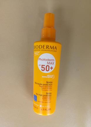Bioderma photoderm max spf 50+ сонцезахисний крем
