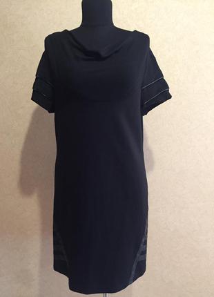Стильное деловое фирменное черное платье .англия. размер л/хл