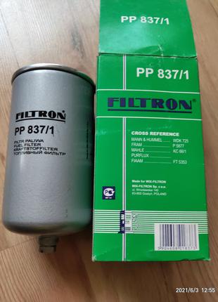 Топливный фильтр FILTRON PP 837/1