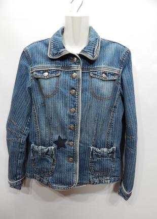 Куртка плотная джинсовая женская Vintage, RUS р.50-52, EUR 40 ...
