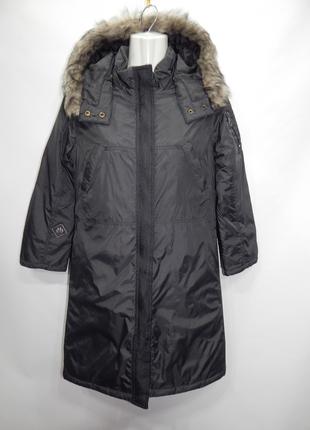 Куртка - пальто женская утепленная с капюшоном H&M; DUSter 140...