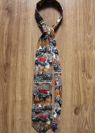 Незвичайний вінтажний краватка краватка шовк люкс італійський бре