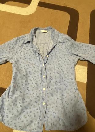 Рубашка блузка marks & spencer 14 размер