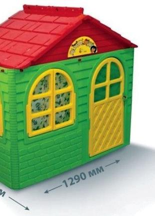 Детский игровой пластиковый домик со шторками Doloni 02550/13.