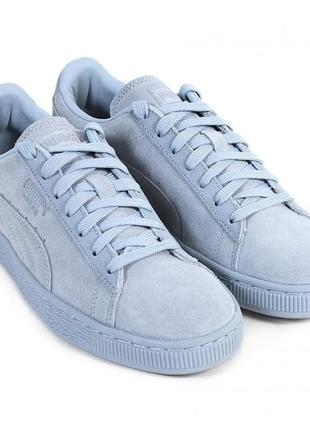 Кросівки, кеди puma оригінал classic blue suede fog блакитний ...