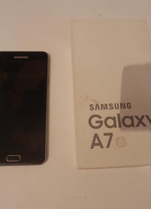 Samsung Galaxy A7 2016 Duos SM-A710 16Gb Black №7416 на запчасти