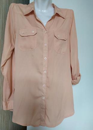 Рубашка персикового цвета, select,14