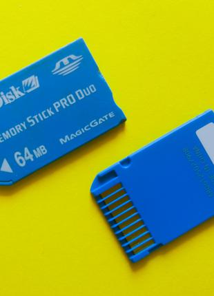 Карта пам'яті Memory Stick Pro Duo 64 mb SanDisk для Sony Ericsso