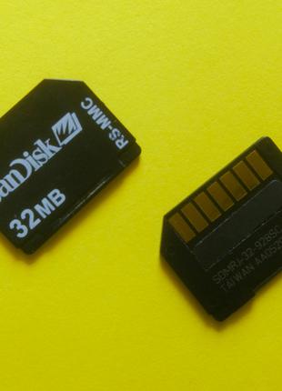 Картка пам'яті ПРОВЕРЕННІ RS MMC MultiMedia Card 32 MB Nokia