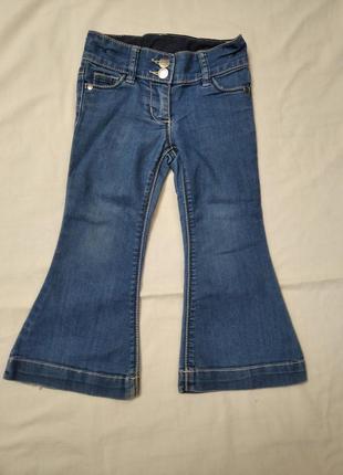 Джинсы-клеш снова в тренде! джинсы next для девочки на р 98 см