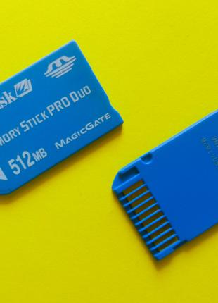 Карта памяти Memory Stick Pro Duo 512 mb SanDisk для Sony Ericsso
