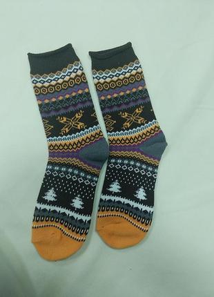Носки шкарпетки жіночі теплі в'язані