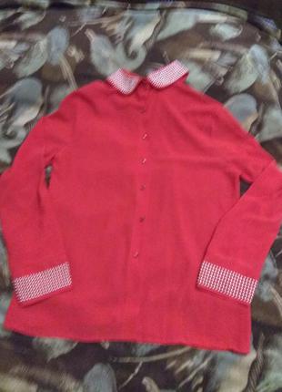 Красная блузка shc mode.