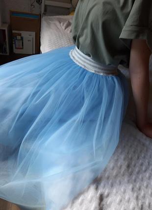 Фатиновая юбка зефирка