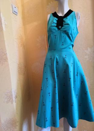 Новое платье, сарафан, (в стиле ретро), размер м.