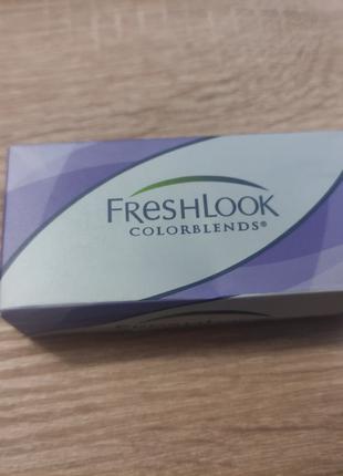 Цветные контактные линзы FreshLook ColorBlends синий