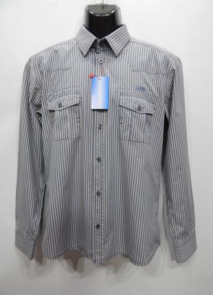 Мужская рубашка с длинным рукавом Jack&Jones; оригинал р.50 02...