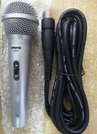 Вокальний динамічний мікрофон Shure C607