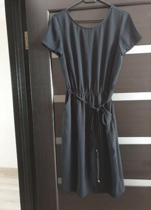 Черное платье базовое классика incity 44