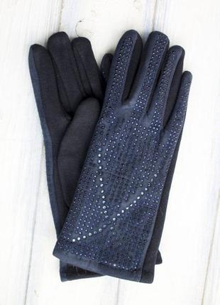 Женские яркие стрейчевые перчатки