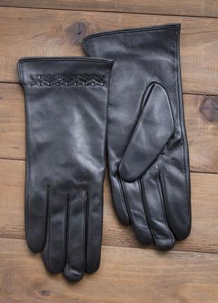 Женские кожаные сенсорные перчатки из очень качественной кожи