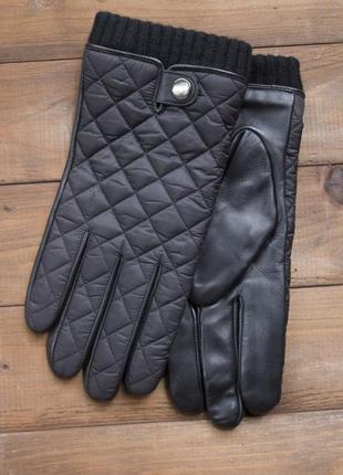 Мужские кожаные сенсорные перчатки из очень качественной кожи