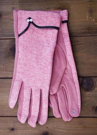 Женские стрейчевые сенсорные перчатки