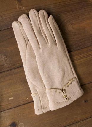 Женские стрейчевые перчатки 114