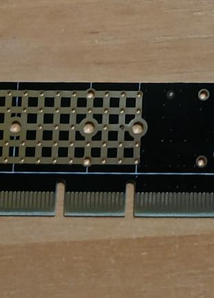 Адаптер для 1U корпусів SSD M.2 NGFF NVMe на PCI-e x16, х8, x4