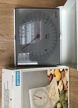 Весы механические кухонные Gorenje подвесные 3 кг НОВЫЕ качество