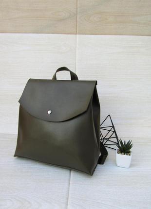 Рюкзак цвета хаки handmade