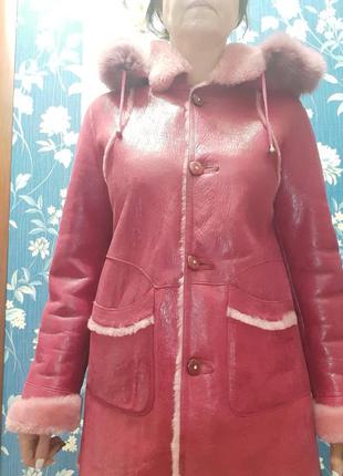 Натуральная турецкая дублёнка - пальто