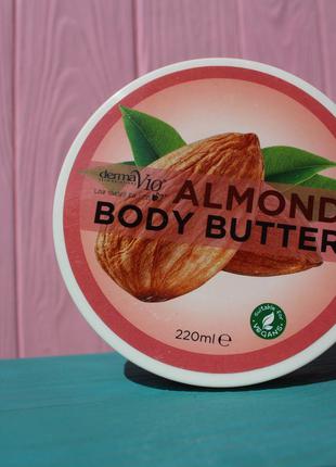 Баттер для тела с ароматом миндаля от dermav10, almond body bu...