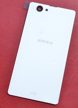 Задняя крышка для Sony D5503 Xperia Z1 Compact mini, белая, ор...