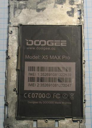 DOOGEE X5 MAX Pro Середня частина корпуса б/в.