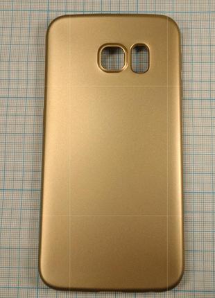 Чохол силіконовий ROCK матовий Samsung S6 Edge G925 Золотий