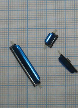 Nokia 610 Комплект кнопок пластикових, штовхачі сині (Original...