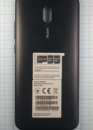 Задня кришка для Xiaomi Redmi 8A Original чорна б/в